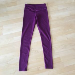 Fabletics salar purple full length leggings XXS